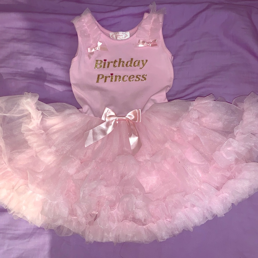 Tutu birthday girl dress